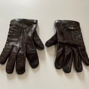 Vintage Men's Medium Etienne Aigner Gloves - Dark Ox Blood